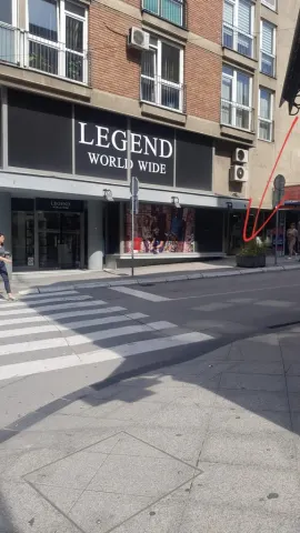Glavna ulica u Užicu ispred zgrade Apartmana Panorama – stan na dan Užice